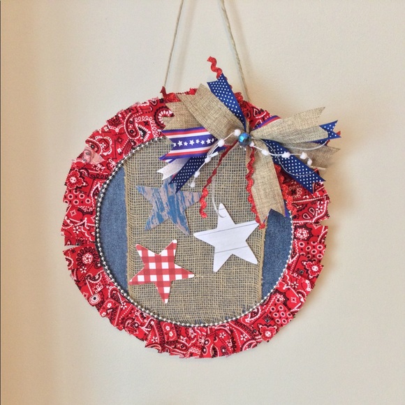 Hand Crafted Other - Patriotic Door Hanger